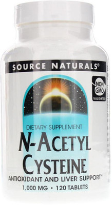 

Source Naturals N-Acetyl Cysteine 1000 mg 120 Tablets(120 No)