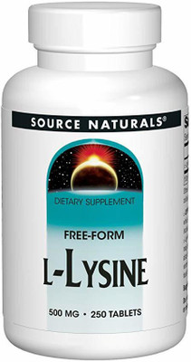 

Source Naturals L-Lysine 500 mg 250 Tablets(250 No)
