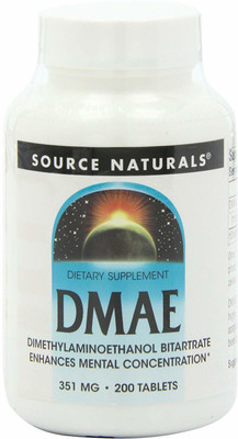 

Source Naturals DMAE 351 mg 200 Tablets(200 No)