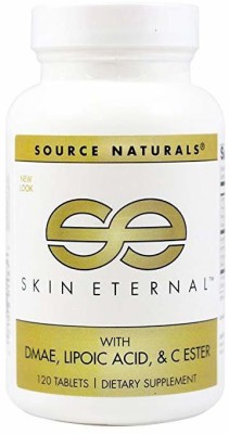 

Source Naturals Skin Eternal with DMAE Lipoic Acid and C Ester 120 Tablets(120 No)