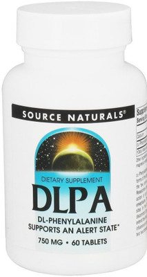 

Source Naturals DLPA 750 mg 60 Tablets(60 No)