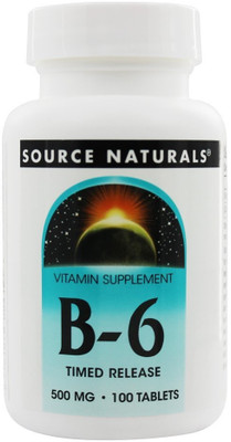 

Source Naturals B-6 500 mg 100 Tablets(100 No)