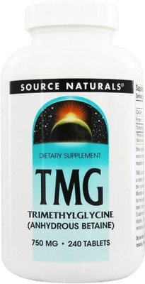 

Source Naturals TMG Trimethylglycine 750 mg 240 Tablets(240 No)