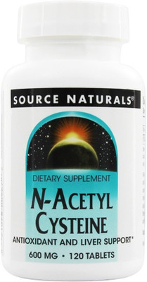 

Source Naturals N-Acetyl Cysteine 600 mg 120 Tablets(120 No)