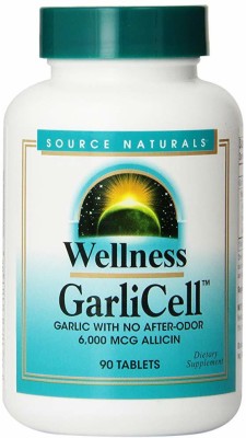 

Source Naturals Wellness GarliCell 6000 mcg 90 Tablets(90 No)