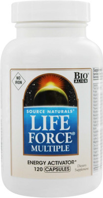 

Source Naturals Life Force Multiple No Iron 120 Capsules(120 No)