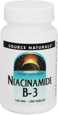 

Source Naturals Niacinamide B-3 100 mg 250 Tablets(250 No)