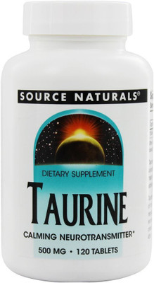 

Source Naturals Taurine 500 mg 120 Tablets(120 No)