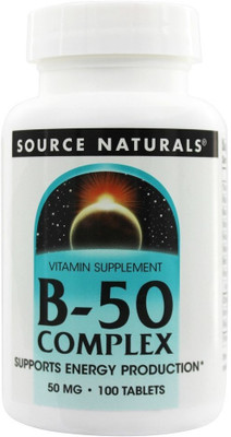 

Source Naturals B-50 Complex 50 mg 100 Tablets(100 No)