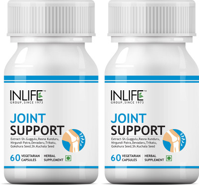

Inlife Joint Support Health Supplement 500 mg - 60 Vegetarian Capsules (2 pack)(120 No)