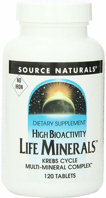 

Source Naturals Life Minerals No Iron 120 Tablets(120 No)