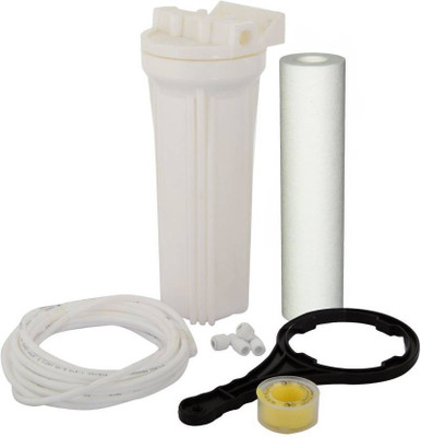 

KRPLUS Pre Filter Housing Complete Kit, Compatible With All Ro /Uv/Uf Water Purifiers Solid Filter Cartridge(5, Pack of 5)