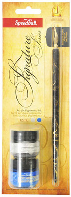 

Speedball Signature Blue and Silver Ink