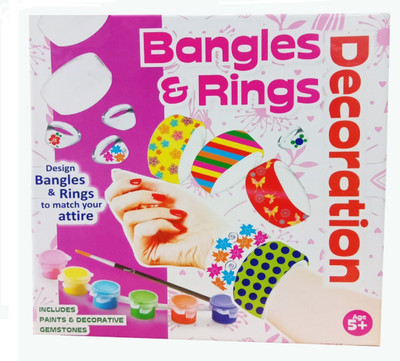 Instabuyz Decoration bangles and rings art and craft set
