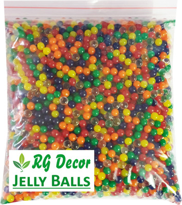 

RGDECOR Multicolour Water Jelly Balls [Pack of 3000 pcs. jelly balls Aprrox.]