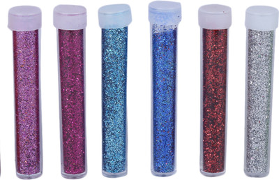 

AutoVHPR Set of 6 Different Glitter Style 5 for Art and Craft work and School Activity