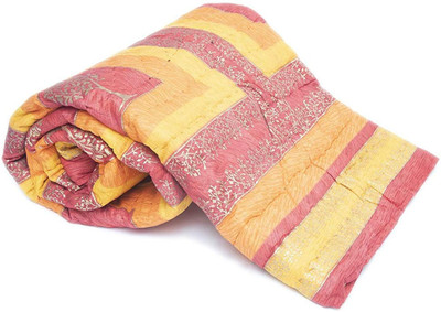 

V.R.ENTERPRISES Printed  Quilt(Cotton, Multicolor