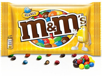 

m&m's Peanut Coated with Milk Chocolate, 45g Bars(45 g)