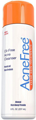 

AcneFree Oil-Free Acne Cleanser, Benzoyl Peroxide 2.5% Acne Face Wash with Glycolic Acid to Prevent and Treat Breakouts(237 ml)