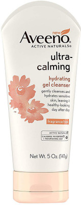 

Aveeno Ultra-Calming Hydrating Gel Facial Cleanser with Calming Feverfew and Nourishing Oat, Face Wash for Dry and Sensitive Skin, Fragrance-Free and Non-Comedogenic(141 g)