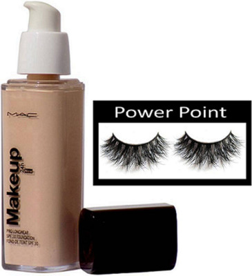

power point Eyelashes, Makeup Fond De Teint Foundation(Set of 2)