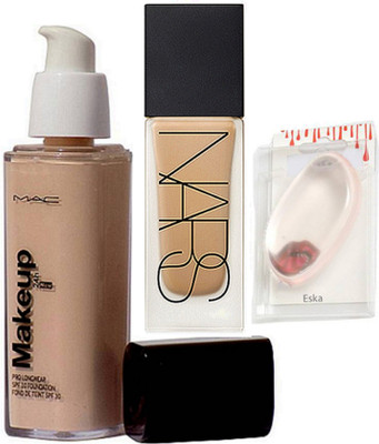 

eska Silicon Puff, & Makeup Foundation(Set of 3)