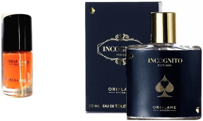 

Oriflame incognito for him edt and nail polish combo(Set of 2)