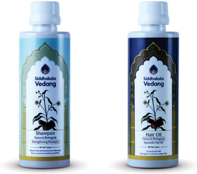 

Siddhakala Vedang Combo Of Shampoo And Oil(Set of 2)