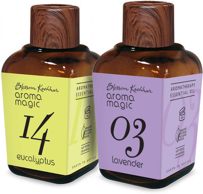 

Aroma Magic Combo of Eucalyptus Essential Oil & Lavender Essential Oil(Set of 2)