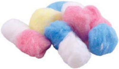 

deziine Premium Quality Cotton Balls To Serve Various Purpose High Density (Set of 200, Multi-Colored)(200 Units)
