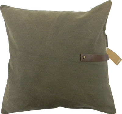 MANDAVA Canvas Cushions & Pillows Cover(40 cm*40 cm, Green)