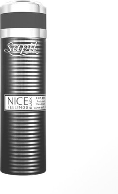 

Sapil NICE FEELING BLACK Deodorant Spray - For Men(200 ml)