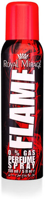 

Royal Mirage Flame 0% Gas Perfume Spray Deodorant Stick - For Men & Women(150 ml)