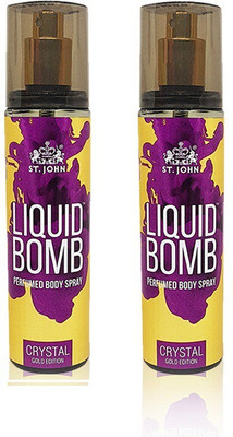 

St. John CRYSTAL Perfume Body Spray - For Men & Women(300 ml, Pack of 2)