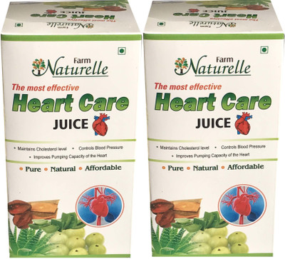 

Farm Naturelle -The Finest Heart Care Juice Herbal Juice (400 ml x 2 ) 800 ml(Pack of 2)