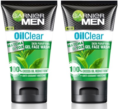 

Garnier Men Oil Clear Skin Purifying Face Wash (Pack of 2) Face Wash(200 g)