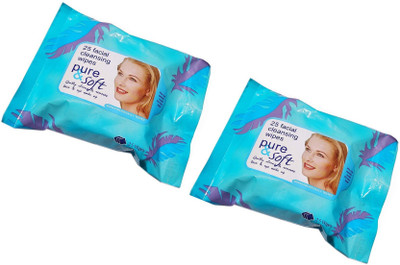 

CartKing Face Tissue Paper For Complete Cleansing & Freshness, Smooth Makeup Removal Experience - Pack of 50 pcs, Blue(Pack of 50)