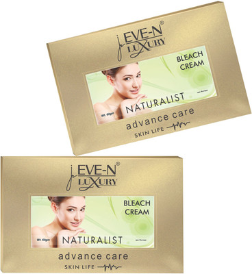

EVE-N Naturalist Bleach Cream 60gm + 60gm ( Pack of 2 )(120 g)