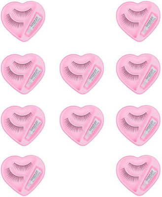 

Majik Combo of Charming Eyelashes for Party (Pack of 10) Hair Accessory Set(Black)