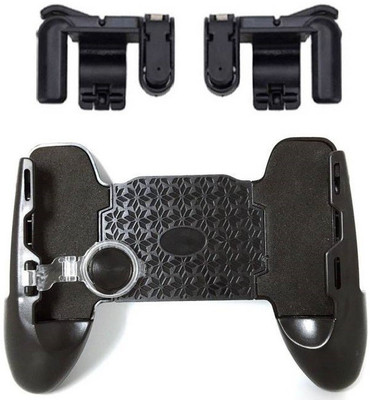 

Furious3D Mobile Phone Shooter Controller Gamepad Remote + Trigger Fire Button Handle Cell Phone Adapter for PUBG Gaming Joystick Gaming Accessory Kit(Black, For Android, iOS)