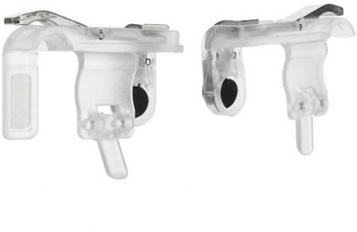 

AnyTech Upgraded Sensitive Shoot/Aim Buttons R1 L1 Transparent Metal Trigger Gaming Accessory Kit(White, For Android, iOS)