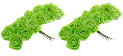 

Prime Flower Hair Clips For Women, Hair Accessories For Women And Girls Casual Use, Set Of 24, Pack Of 1 Hair Pin(Green)