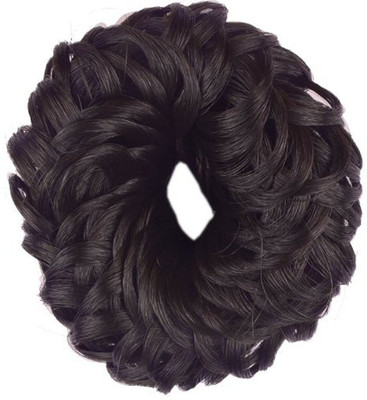 

A To Z Traders Stylish Dense, Rubber Juda, Bun, Jalebi Rubber, Wig for Hair Extension (Pack of 1) Bun(Black)