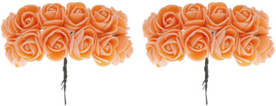 

Prime Flower Hair Clips For Women, Fancy Hair Accessories For Women And Girls, Set Of 24, Pack Of 1 Hair Pin(Orange)