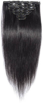 

Fully Best Quality 7 Pcs 50 Grams Extension(16 inch , Black) Hair Extension