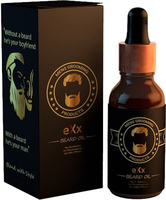 

eXx Beard and moustache growth oil for men with fusion of Argan and other essential oils Hair Oil(30 ml)