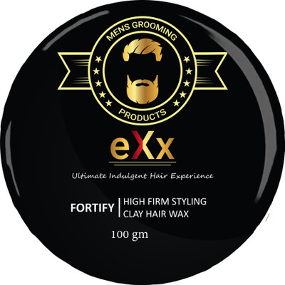 

eXx Styling clay hair wax for men - Strong and long lasting hold, Restyling, Matte Finish, Adds Volume, 100gm Hair Wax(100 g)