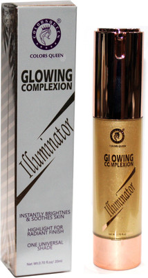 

Colors Queen Professional Use Glowing Complexion illuminator Highlighter(Golden)