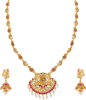 LUXOR Alloy Gold-plated Gold Jewellery Set(Pack of 1)