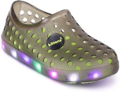 

KITTENS Boys Slip on Clogs(Black